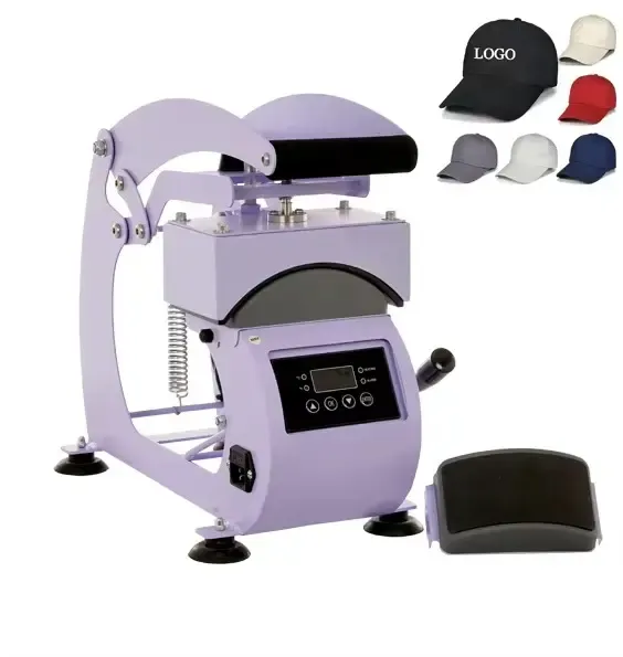 Automatic Cap Heat Press with Interchangeable Platen